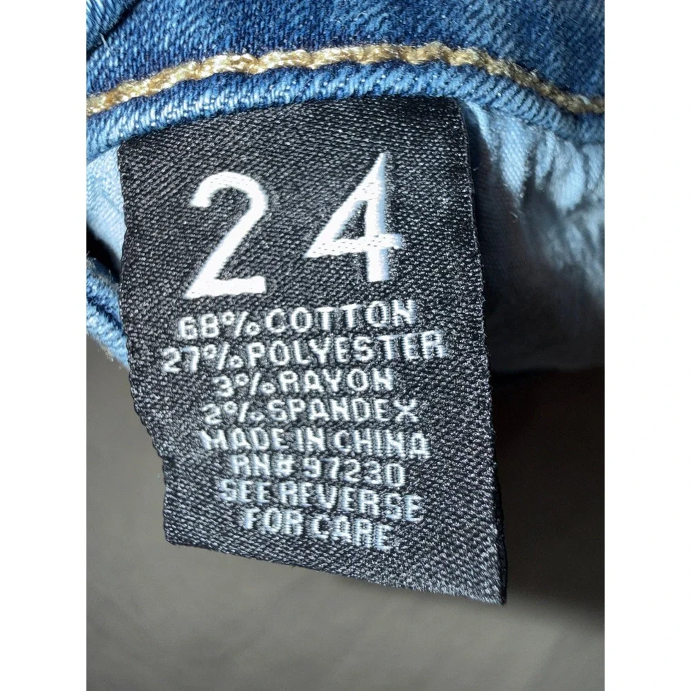 Almost Famous Denim Mini Skirt Womens Plus Size 24 Blue Button‎ Front Raw Hem